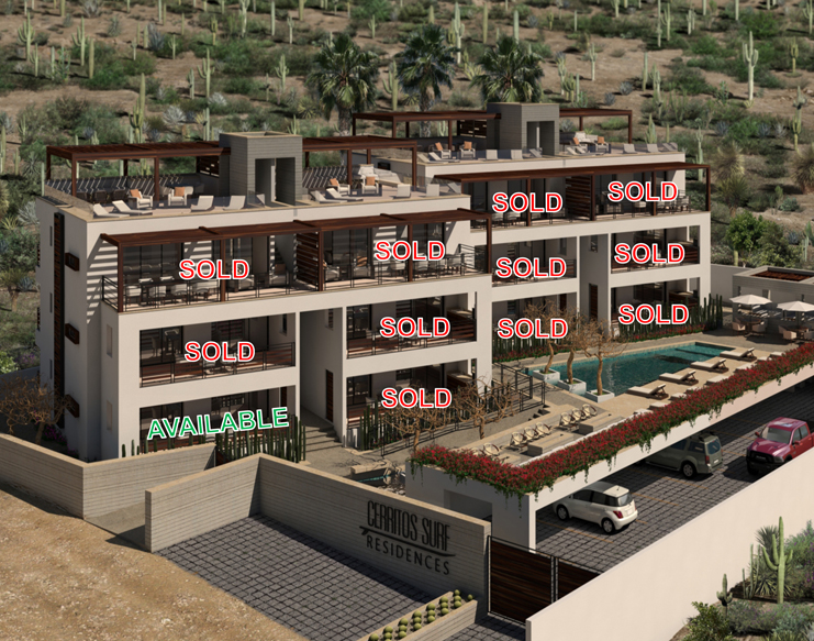 Cerritos Surf Residences Cabo Real Estate, Baja, Mexico